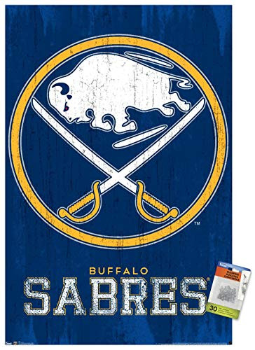 NHL Buffalo Sabres - Logo 13 Wall Poster with Push Pins