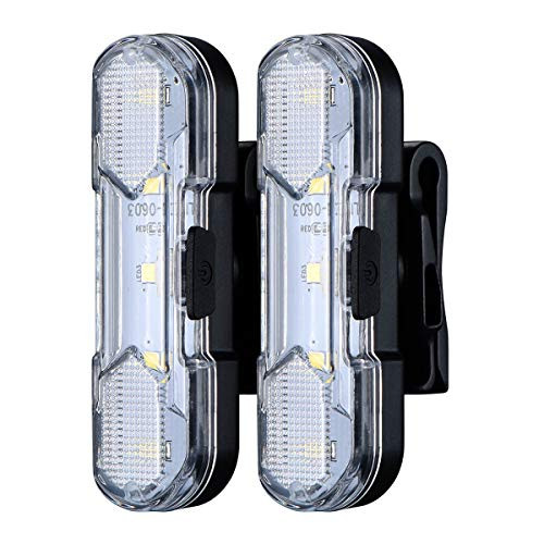 YHN 2 Pack Rear Bike Tail Light Ultra Bright USB Rechargeable Bicycle Taillights IPX5 Waterproof Bicycle Rear Light for Road MTB Bikes  4 Modes Cycling Flashing Safety Warning Lamp White
