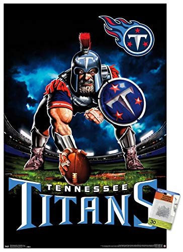 NFL Tennessee Titans - 3 Point Stance 19 Wall Poster with Push Pins