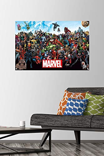 Marvel Comics - The Marvel Lineup Wall Poster with Push Pins