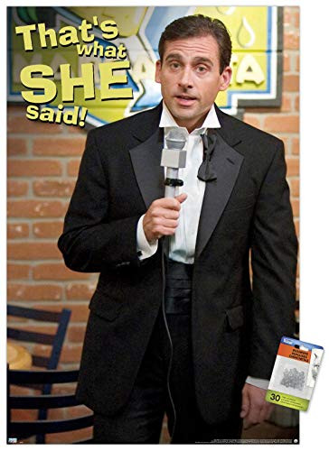 The Office - Michael Scott - That s What She Said Wall Poster with Push Pins