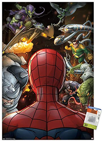 Marvel Comics - Spider-Man - VIllains Wall Poster with Push Pins