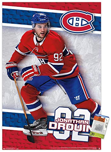 NHL Montreal Canadiens - Jonathan Drouin 17 Wall Poster with Push Pins