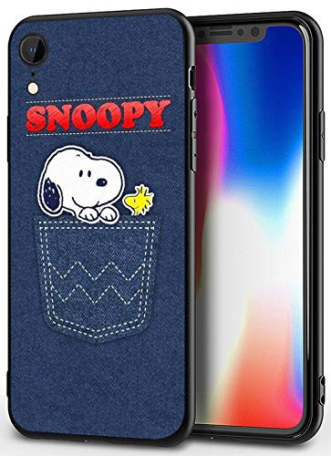 iPhone XR Case - Cute Anime Design Ultra-Thin Cover Cases for iPhone Xr 6-1  Snoopy-Jeans