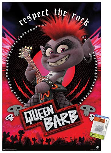 DreamWorks Trolls 2 - Barb Wall Poster with Push Pins