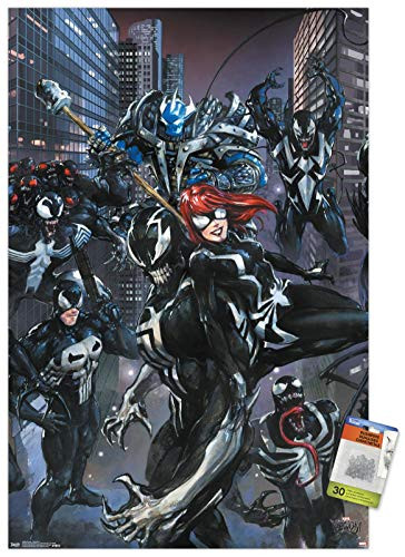 Marvel Comics - Venom - Triptych 3 Wall Poster with Push Pins