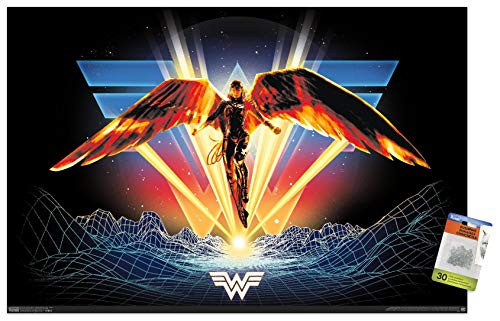 DC Comics Movie - Wonder Woman 1984 - Wings Wall Poster with Push Pins