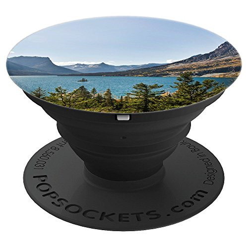 National Park Gift Glacier National Park Montana Mountains PopSockets Grip and Stand for Phones and Tablets