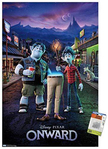 Disney Pixar Onward - Dad Teaser Wall Poster with Push Pins