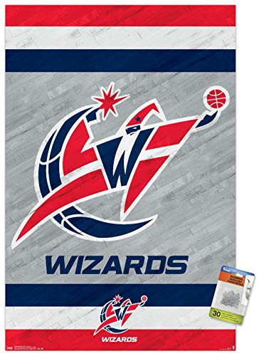 NBA Washington Wizards - Logo 14 Wall Poster with Push Pins