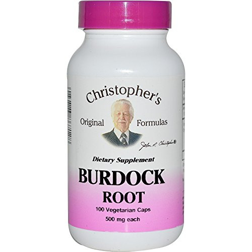 Christopher s Original Formulas Burdock Root  500 mg  100 Vegetarian Caps