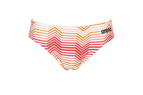 Arena Multicolor Stripes MaxLife Brief Swimsuit  Red-Orange-Multicolor  24