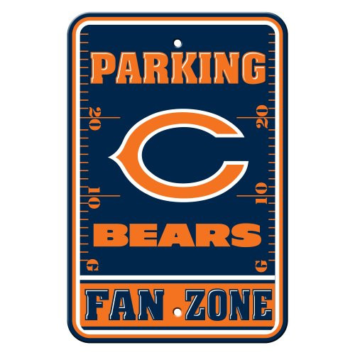 NFL Chicago Bears Plastic Parking Signs