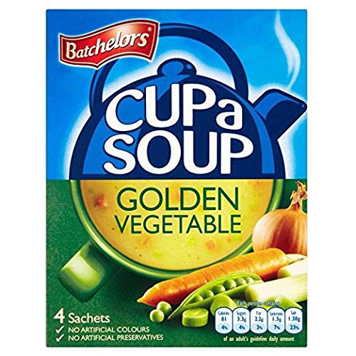 Batchelors Cup-A-Soup Golden Vegetable 4pk-82g Pack of 3