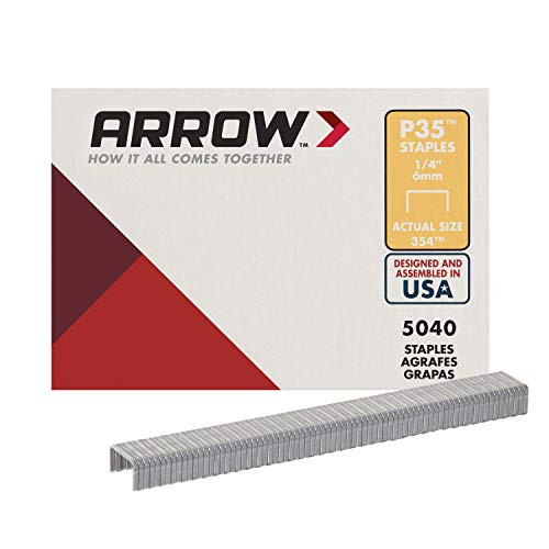 Arrow Fastener 354 Genuine P35 1-4-Inch Staples  5040-Pack