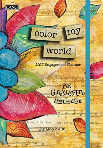 Lang 2017 Color My World Classic Engagement Planner  6 x 8 inches 17991017013