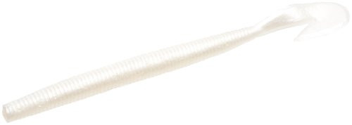 Zoom Magnum UltraVibe Speed Worm-Pack of 8 White Pearl  7-5-Inch