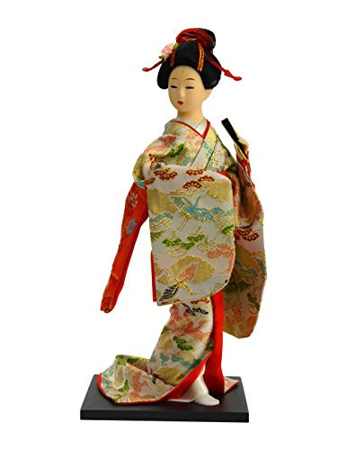 Decoration Geisha Dolls Japanese Authentic Historical Figures 12 inches #065