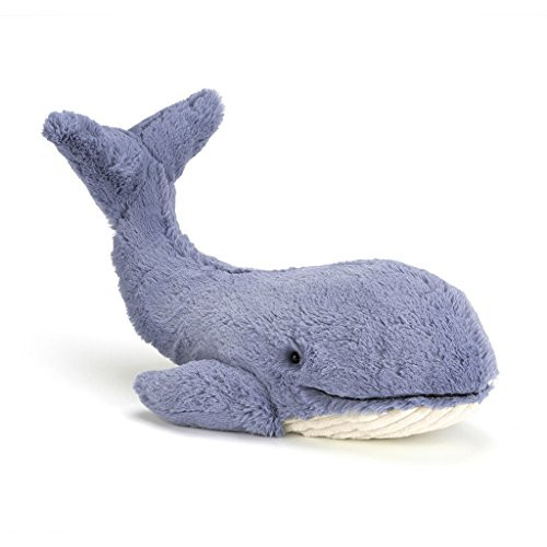 Jellycat Wowser Wilbur Whale Stuffed Animal, 17 inches