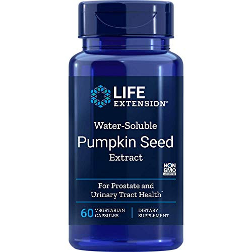 Life Extension Water-Soluble Pumpkin Seed Extract  60 Vegetarian Capsules