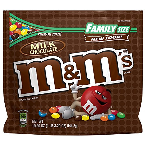 M M S Milk Chocolate Candy Family Size 19-2-Ounce Bag