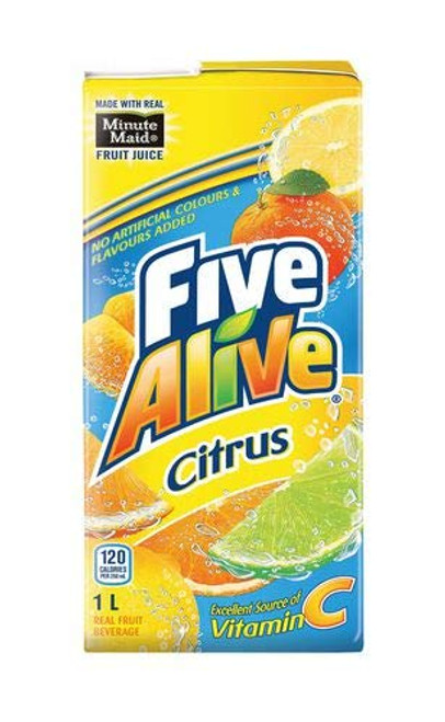Five Alive Citrus 1 Liter-2-2lbs Juice Box Five Alive Citrus 1 Liter-2-2lbs Juice Box