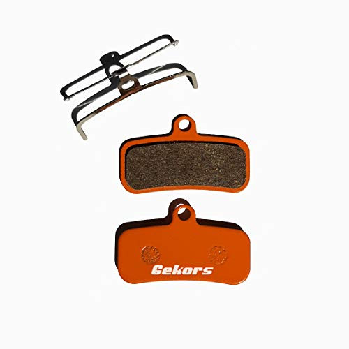 Gekors Ceramic Bicycle Disc Brake Pads for Shimano Saint M810 M820 -Zee M640  1 Pair with a Spring