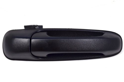 PT Auto Warehouse CH-3457A-FRK - Outside Exterior Outer Door Handle  Textured Black - without Keyhole  Passenger Side Front