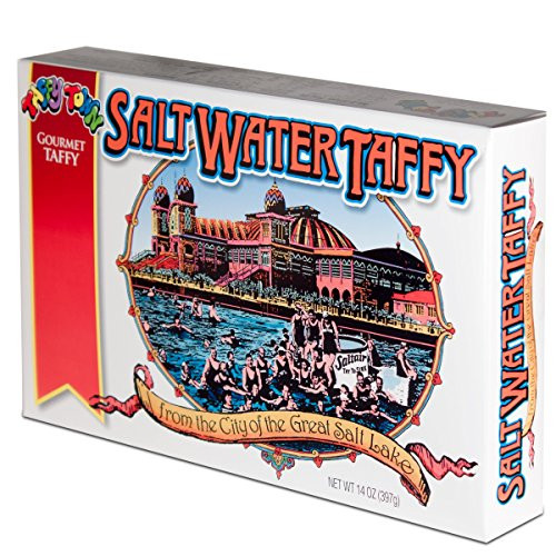 Gift Box 14 Ounces Assorted Salt Water Taffy - Gourmet Taffy by Taffy Town