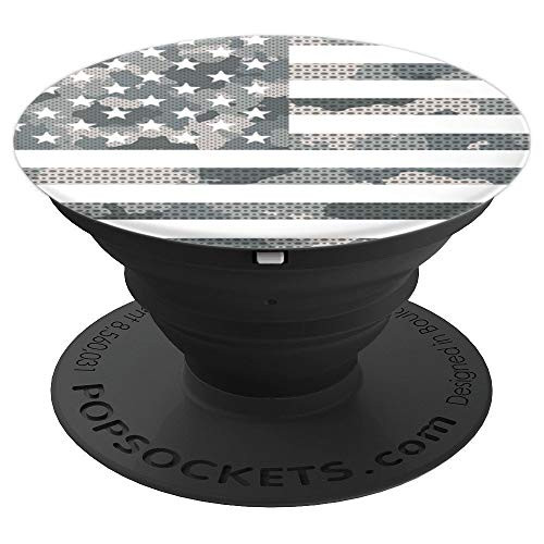 Pop out USA American Flag grey white Hunting camo PopSockets Grip and Stand for Phones and Tablets Pop out USA American Flag grey white Hunting camo PopSockets Grip and Stand for Phones and Tablets