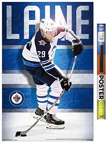 Trends International NHL Winnipeg Jets - Patrik Laine 17 Wall Poster  22-375  x 34   Poster   Clip Bundle