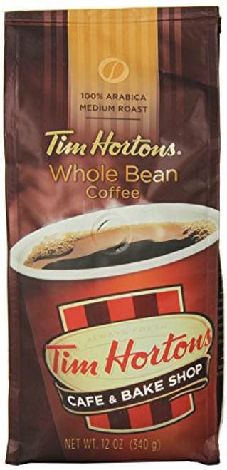 Tim Horton s 100 Arabica Medium Roast Original Blend Whole Bean Coffee 12 Ounce Tim Horton s 100 Arabica Medium Roast Original Blend Whole Bean Coffee 12 Ounce