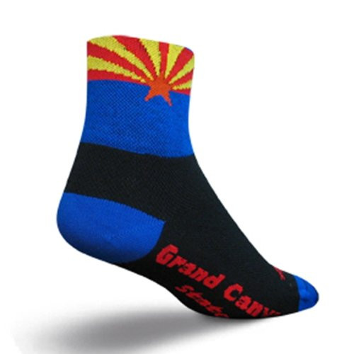 SockGuy  Adults  Classic Socks - Large-X-Large  Arizona Flag
