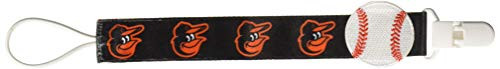 Baby Fanatic 3 Piece Pacifier Clip  Baltimore Orioles