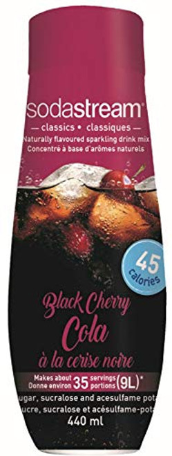 SodaStream Black Cherry Cola Syrup  14-8 Fluid Ounce