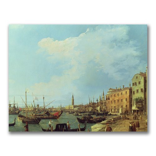 Trademark Fine Art The Riva Degli Schiavoni Artwork by Canatello, 35 by 47-Inch Canvas Wall Art Trademark Fine Art The Riva Degli Schiavoni Artwork by Canatello, 35 by 47-Inch Canvas Wall Art