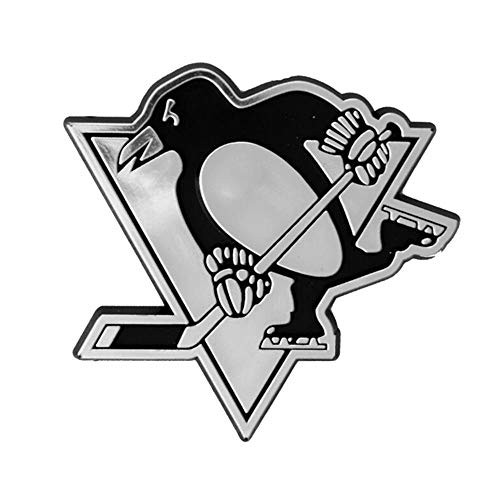 NHL Pittsburgh Penguins Chrome Automobile Emblem