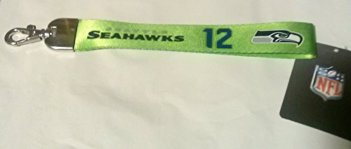 Pro Specialties Group NFL Seattle Seahawks Wristlet Lanyard  Green  One Size