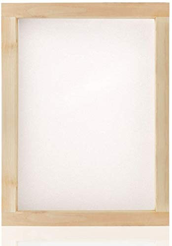 Screen Printing Frame  Goaup 10 x 14 inch Silk Screen Printing Frame with 110 White Mesh 1 Pack