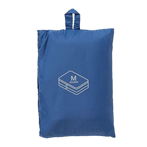 MUJI - Gusset Case Double M Blue