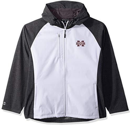Ouray Sportswear NCAA Mississippi State Bulldogs Women s Raider Soft Shell Jacket Carbon Print-White 2X Ouray Sportswear NCAA Mississippi State Bulldogs Women s Raider Soft Shell Jacket Carbon Print-White 2X