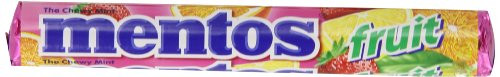 Mentos Chewy Candy  Mixed Fruit  1-32oz 15 Count