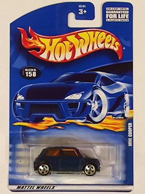2001-158 Mini Cooper 5-Hole Wheels Mattel Hot Wheels 1 64 Scale Collectible Die Cast Car
