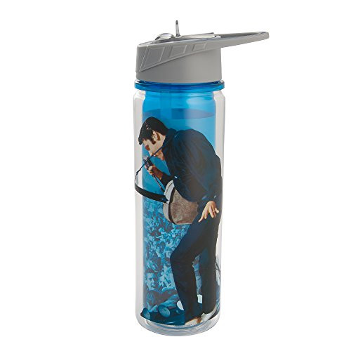 Vandor 47175 Elvis Presley Tritan Water Bottle  18 oz
