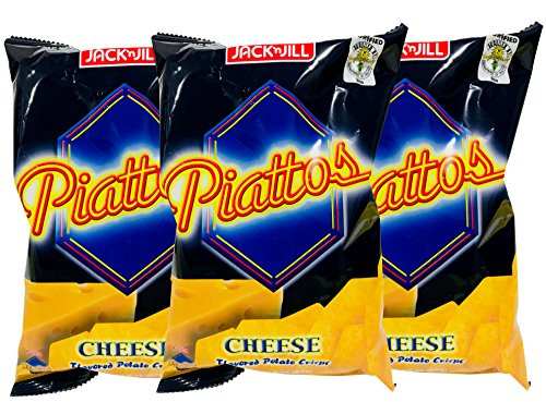 Jack   JIll Piattos Cheese Flavored Potato Crisps  3 oz  pack of 3