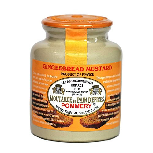 Pommery - Gourmet Gingerbread Mustard from France In Crock 8-8oz   8oz