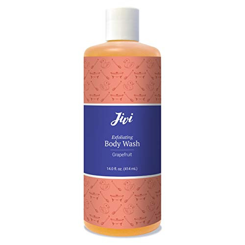 Jivi Exfoliating Body Wash Grapefruit Gentle Sulfate-Free Body Wash for Daily Use 100 Natural with Organic Ingredients Made for All Skin Types 14 fl- oz- Jivi Exfoliating Body Wash Grapefruit Gentle Sulfate-Free Body Wash for Daily Use 100 Natural with Organic Ingredients Made for All Skin Types 14 fl- oz-