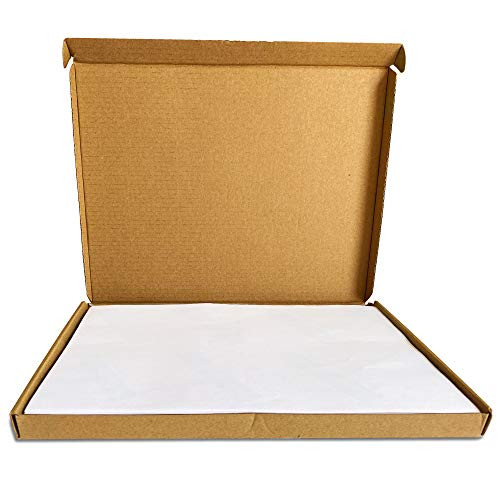 ClearView White Self-Adhesive Shipping Labels for Laser and Injet Printers 8-5  x 5-5  2 Labels per Sheet  200 Labels-Box