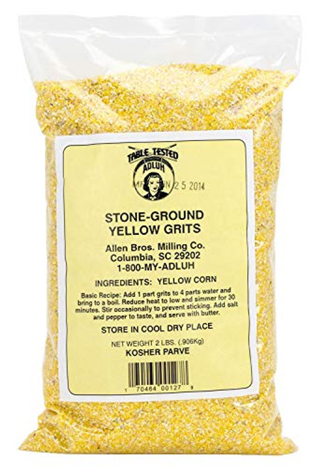 Adluh Stone Ground Yellow Grits 2 Pound Bag Adluh Stone Ground Yellow Grits 2 Pound Bag