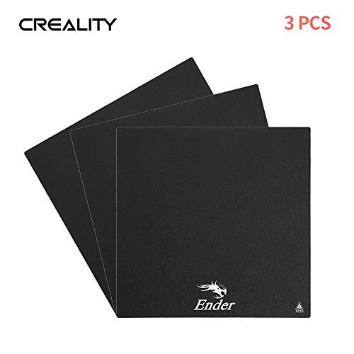 Creality Original 3D Printer Replacement Heat Bed Platform Sticker Sheet Hot Bed Build Surface Tape 235x235mm for 3D Printer Creality Ender 3 Ender 3 Pro Ender 3X Pack of 3
